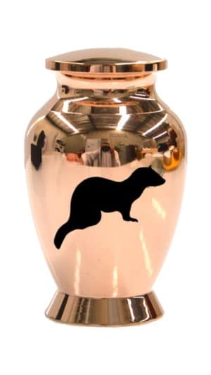 E16 - Exotic Urn - Rose Gold Ferret